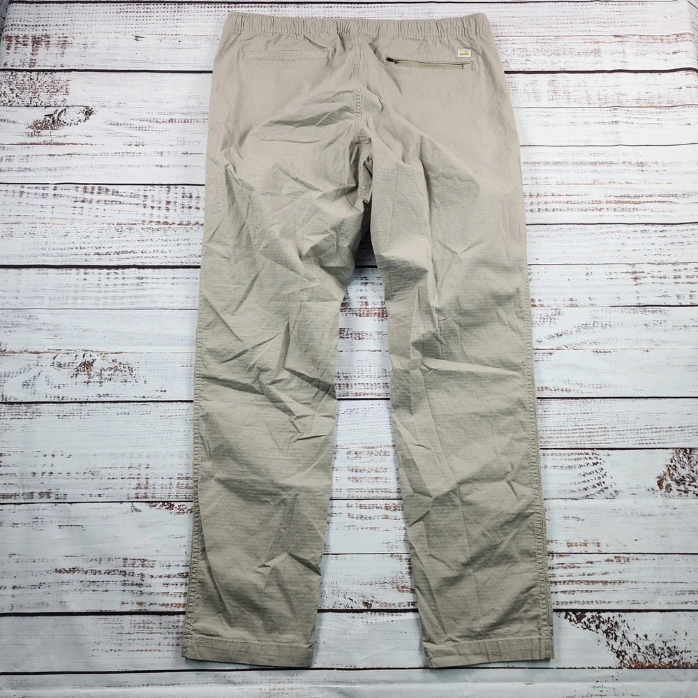 Vuori Ripstop Climber Pants Mens XXL V412 Khaki Tan Cargo Hiking Cotton Stretch